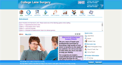Desktop Screenshot of collegelanesurgery.com